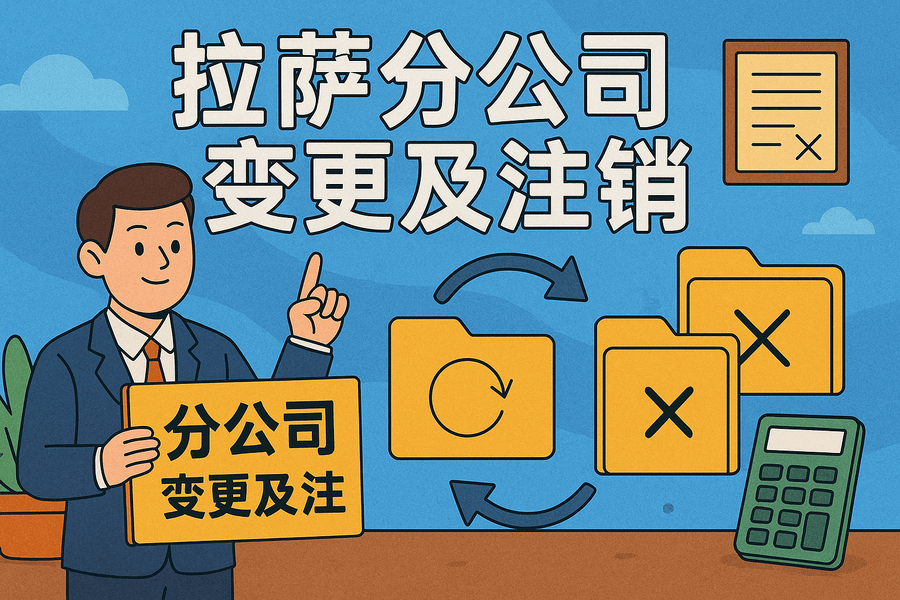 拉薩分公司營業執照及印章遺失，如何辦理變更及注銷？